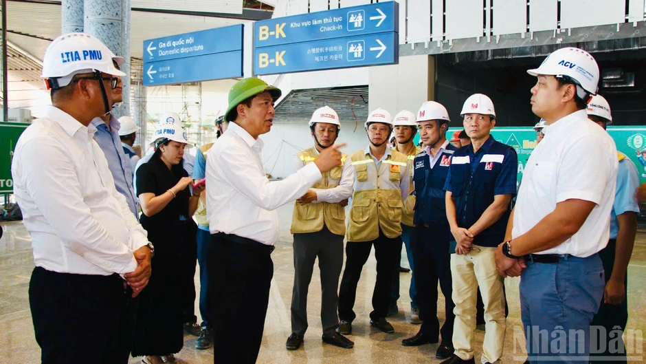 Cao điểm thi đua tăng tốc hoàn thành sân bay Long Thành