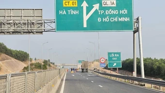 Cao tốc Vũng Áng - Cam Lộ tạm đóng từng đoạn để lắp hệ thống giám sát, thu phí