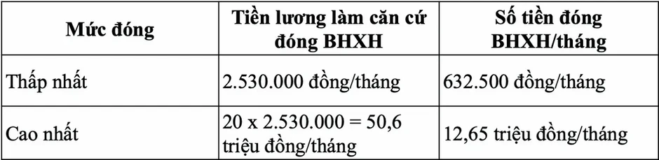 Chủ hộ kinh doanh được chọn mức đóng BHXH ra sao từ 1/7? Chủ hộ kinh doanh được chọn mức đóng BHXH ra sao từ 1/7?