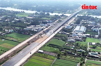 Chuẩn bị khởi công tuyến đường gom đầu tiên của dự án Vành đai 4 TP Hồ Chí Minh