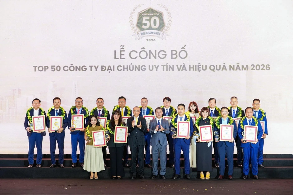 Công bố Top 50 công ty đại chúng uy tín và hiệu quả năm 2026 Công bố Top 50 công ty đại chúng uy tín và hiệu quả năm 2026