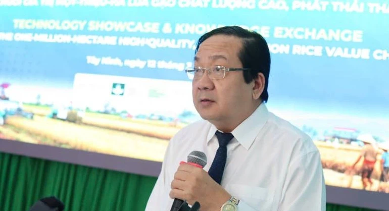 Công nghệ góp phần nâng cao chuỗi giá trị 1 triệu ha lúa phát thải thấp Công nghệ góp phần nâng cao chuỗi giá trị 1 triệu ha lúa phát thải thấp