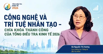 Công nghệ và trí tuệ nhân tạo - Chìa khóa thành công của tổng điều tra kinh tế 2026