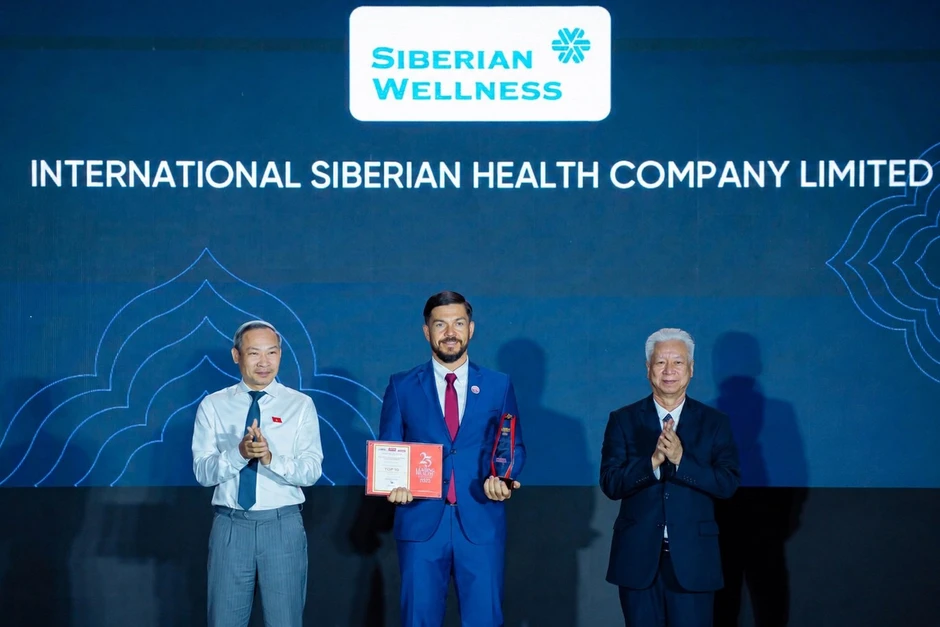 Công ty Siberian Health Quốc tế tiếp tục được vinh danh tại Giải thưởng Rồng Vàng 2026 Công ty Siberian Health Quốc tế tiếp tục được vinh danh tại Giải thưởng Rồng Vàng 2026