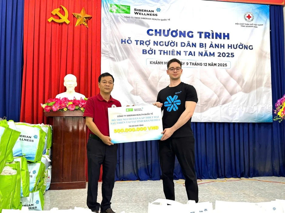 Công ty Siberian Health Quốc tế tiếp tục được vinh danh tại Giải thưởng Rồng Vàng 2026 Công ty Siberian Health Quốc tế tiếp tục được vinh danh tại Giải thưởng Rồng Vàng 2026