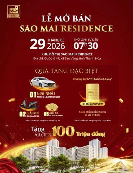 Cung giới hạn – Cầu tăng mạnh: Sao Mai Residence giữ 'vị thế đắt giá' Cung giới hạn – Cầu tăng mạnh: Sao Mai Residence giữ 'vị thế đắt giá'