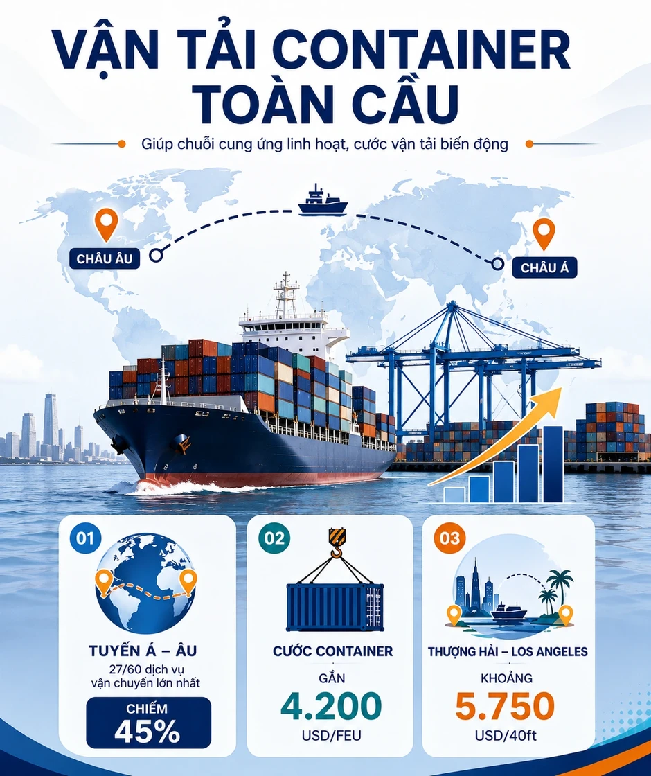 Cước vận tải biển cao nhất 2 năm, doanh nghiệp thủy sản lo trễ đơn hàng Cước vận tải biển cao nhất 2 năm, doanh nghiệp thủy sản lo trễ đơn hàng