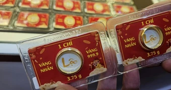 Cuối ngày 24-3, giá vàng miếng SJC tăng gần 5 triệu,  vượt 170 triệu đồng/lượng
