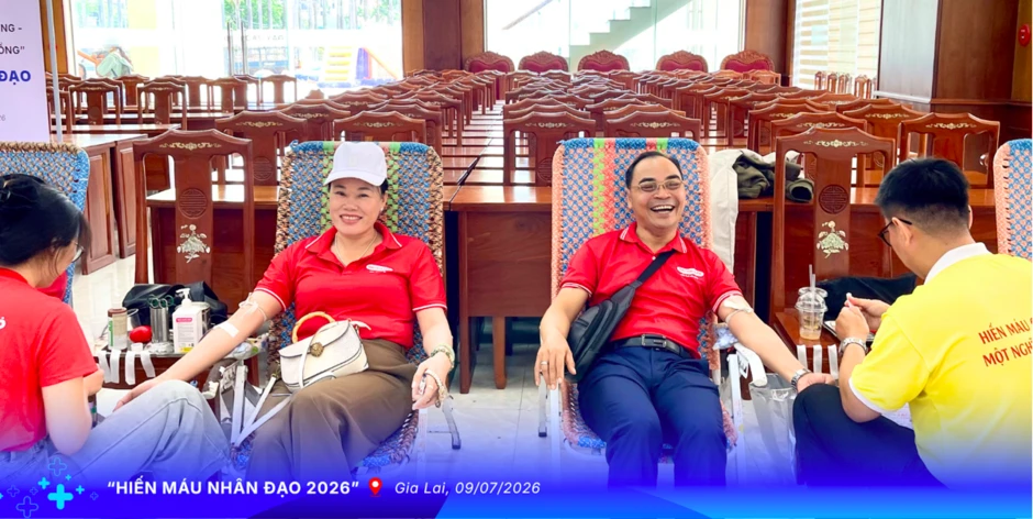 Dai-ichi Life Việt Nam khởi động Chương trình Hiến máu nhân đạo năm 2026 tại Gia Lai Dai-ichi Life Việt Nam khởi động Chương trình Hiến máu nhân đạo năm 2026 tại Gia Lai