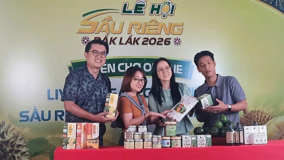Đắk Lắk: Hoạt động livestream có hơn 5.570 đơn hàng chốt mua hơn 27,8 tấn sầu riêng Đắk Lắk: Hoạt động livestream có hơn 5.570 đơn hàng chốt mua hơn 27,8 tấn sầu riêng