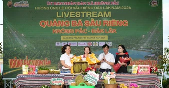 Đắk Lắk: Hoạt động livestream có hơn 5.570 đơn hàng chốt mua hơn 27,8 tấn sầu riêng