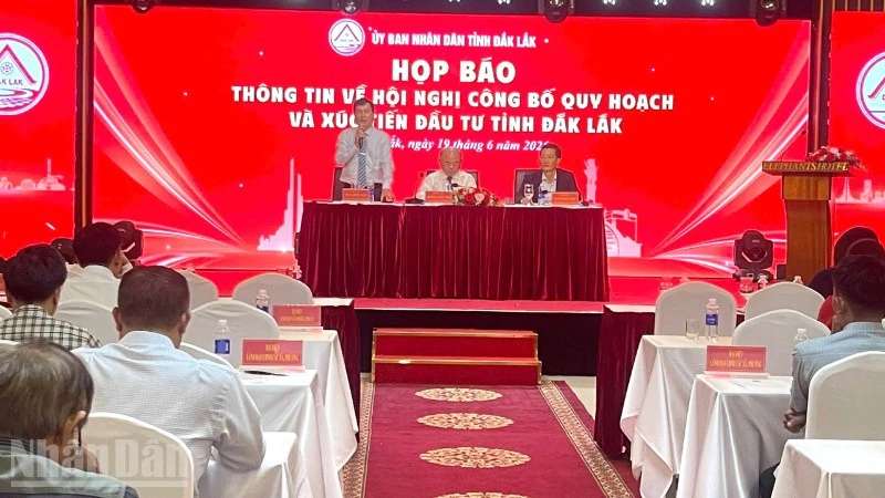 Đắk Lắk họp báo thông tin về hội nghị công bố quy hoạch và xúc tiến đầu tư năm 2026 Đắk Lắk họp báo thông tin về hội nghị công bố quy hoạch và xúc tiến đầu tư năm 2026
