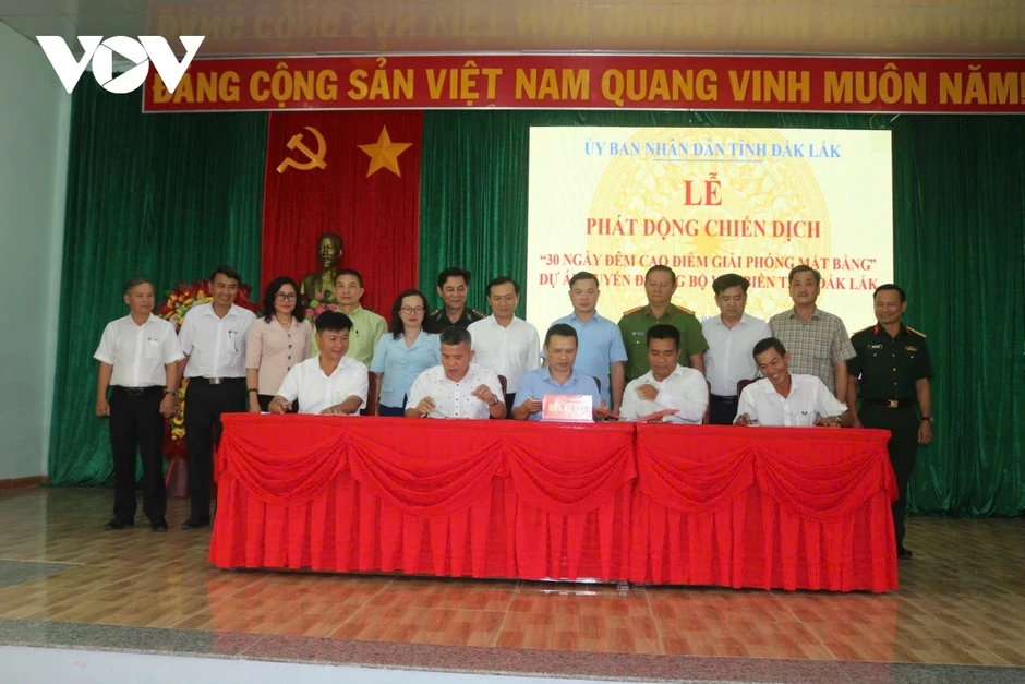 Đắk Lắk phát động 30 ngày đêm giải phóng mặt bằng đường ven biển Đắk Lắk phát động 30 ngày đêm giải phóng mặt bằng đường ven biển