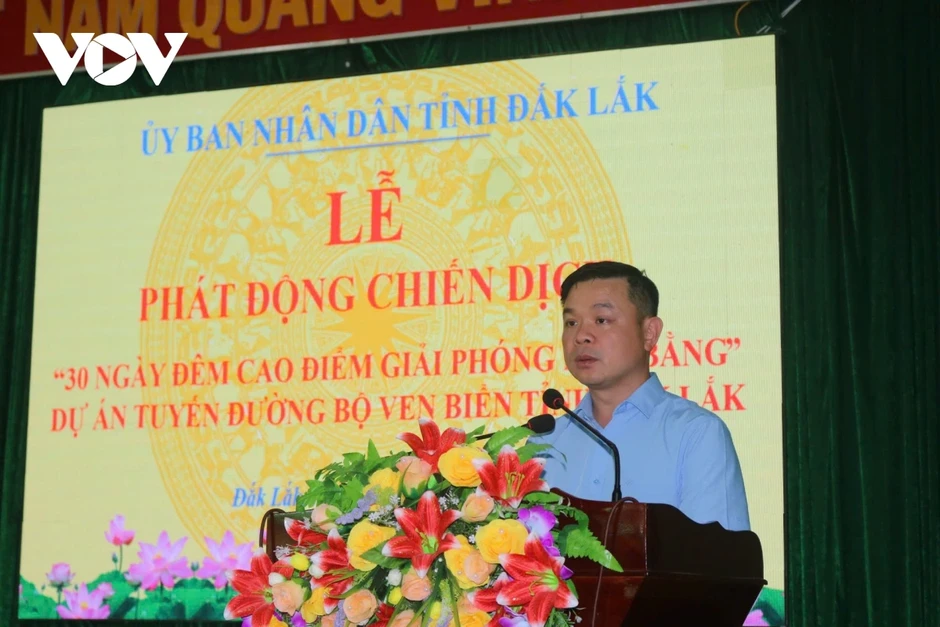Đắk Lắk phát động 30 ngày đêm giải phóng mặt bằng đường ven biển Đắk Lắk phát động 30 ngày đêm giải phóng mặt bằng đường ven biển