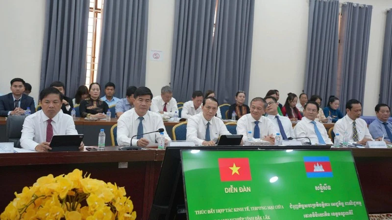Đắk Lắk tổ chức Diễn đàn thúc đẩy hợp tác kinh tế, thương mại với tỉnh Mondulkiri