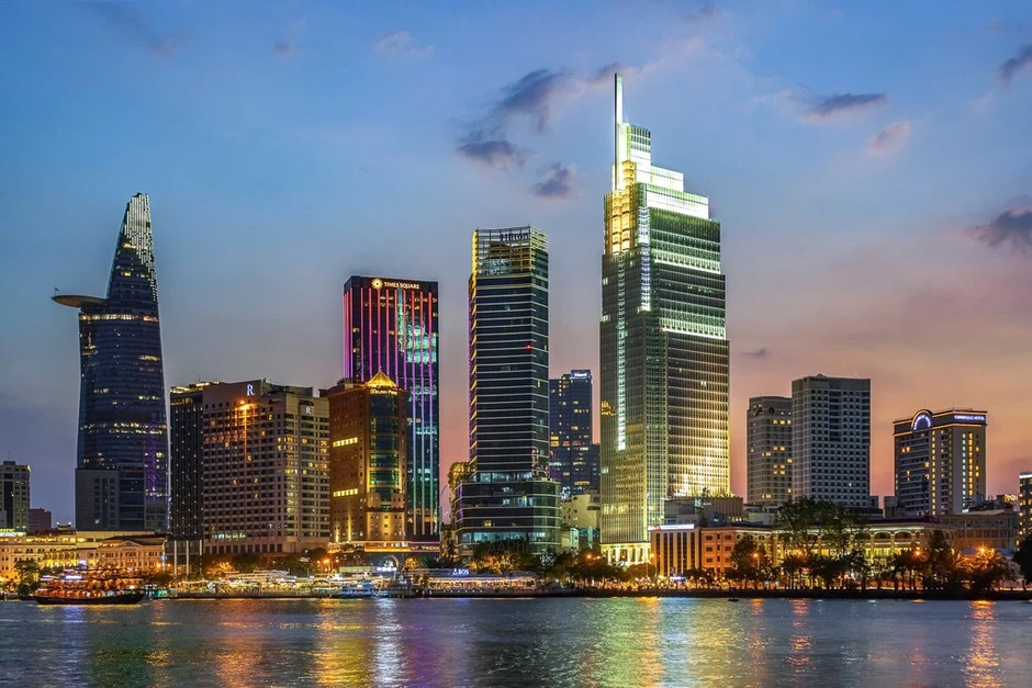 Dấu ấn Vietcombank Tower giữa lõi tài chính TP HCM Dấu ấn Vietcombank Tower giữa lõi tài chính TP HCM