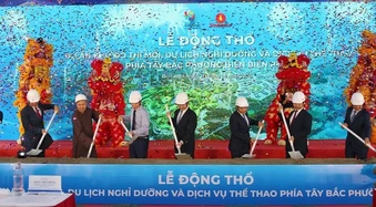 Điện Biên: Khởi công dự án khu đô thị mới, du lịch nghỉ dưỡng và dịch vụ thể thao phía Tây Bắc phường Điện Biên Phủ