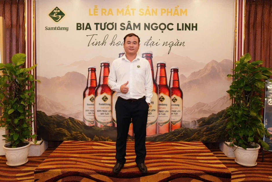 Doanh nghiệp Việt ra mắt dòng bia tươi Sâm Ngọc Linh Doanh nghiệp Việt ra mắt dòng bia tươi Sâm Ngọc Linh