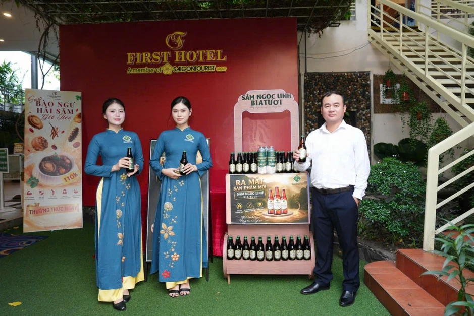 Doanh nghiệp Việt ra mắt dòng bia tươi Sâm Ngọc Linh Doanh nghiệp Việt ra mắt dòng bia tươi Sâm Ngọc Linh