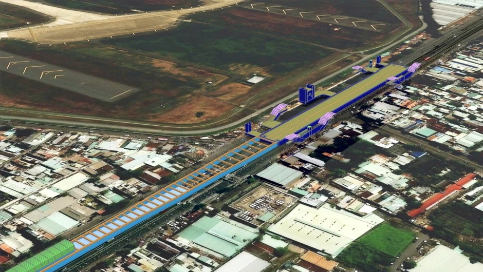 Đóng dải phân cách Trường Chinh – Phạm Văn Bạch phục vụ Metro số 2 Đóng dải phân cách Trường Chinh – Phạm Văn Bạch phục vụ Metro số 2
