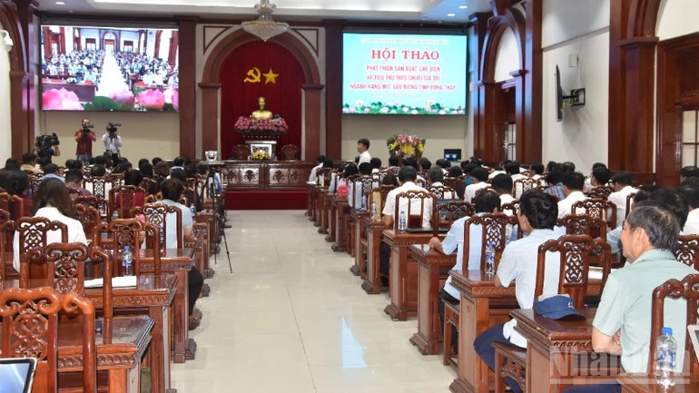 Đồng Tháp bàn cách phát triển bền vững sầu riêng, mít Đồng Tháp bàn cách phát triển bền vững sầu riêng, mít