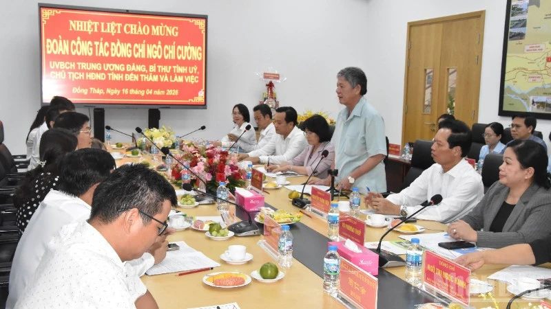 Đồng Tháp nỗ lực đạt mục tiêu tăng trưởng “hai con số” Đồng Tháp nỗ lực đạt mục tiêu tăng trưởng “hai con số”