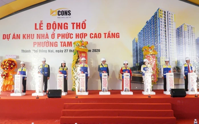 Động thổ Dự án Khu nhà ở phức hợp 4 . 500 Tỉ đồng tại TP Đồng Nai Động thổ Dự án Khu nhà ở phức hợp 4 . 500 Tỉ đồng tại TP Đồng Nai