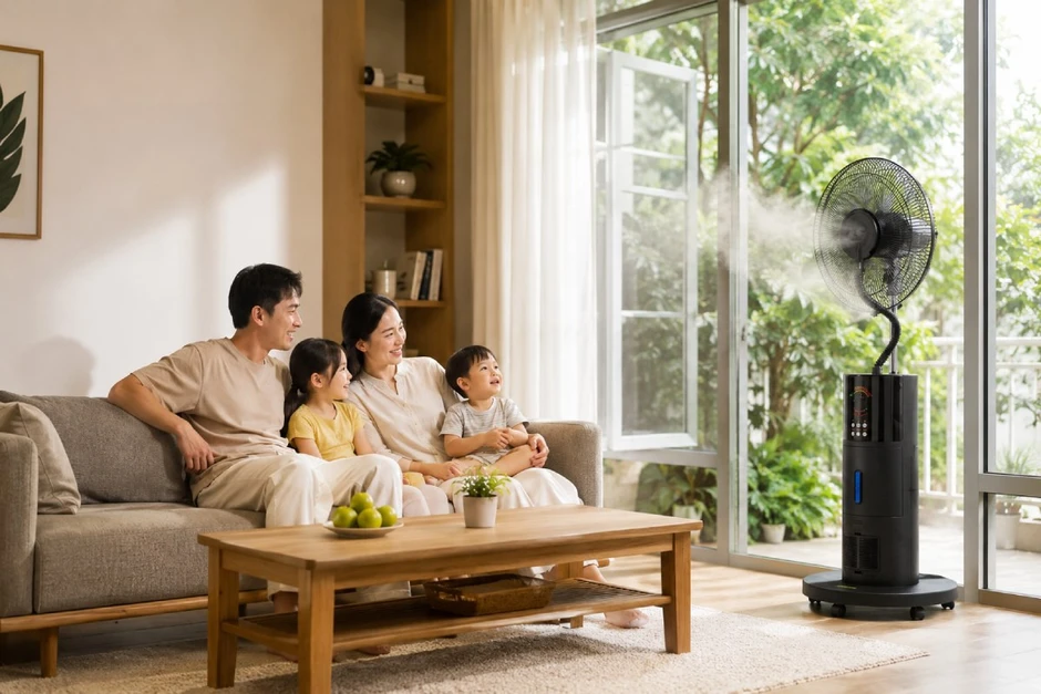 Dùng quạt phun sương sai cách có thể gây hại sức khỏe: Những điều cần biết Dùng quạt phun sương sai cách có thể gây hại sức khỏe: Những điều cần biết