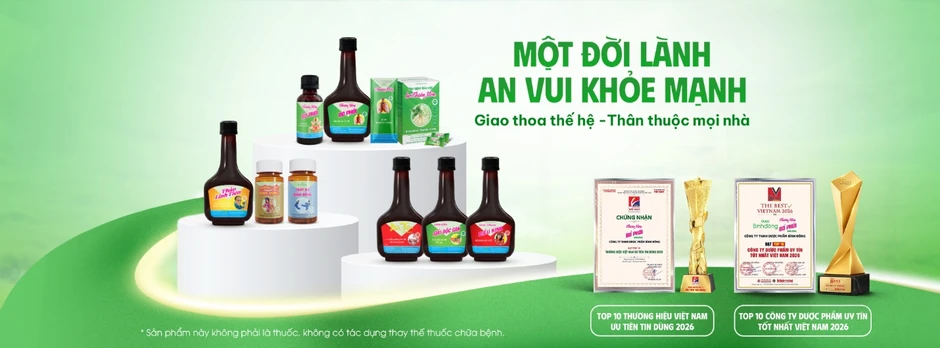 Dược Bình Đông được vinh danh tại giải thưởng The Best of Vietnam 2026 Dược Bình Đông được vinh danh tại giải thưởng The Best of Vietnam 2026