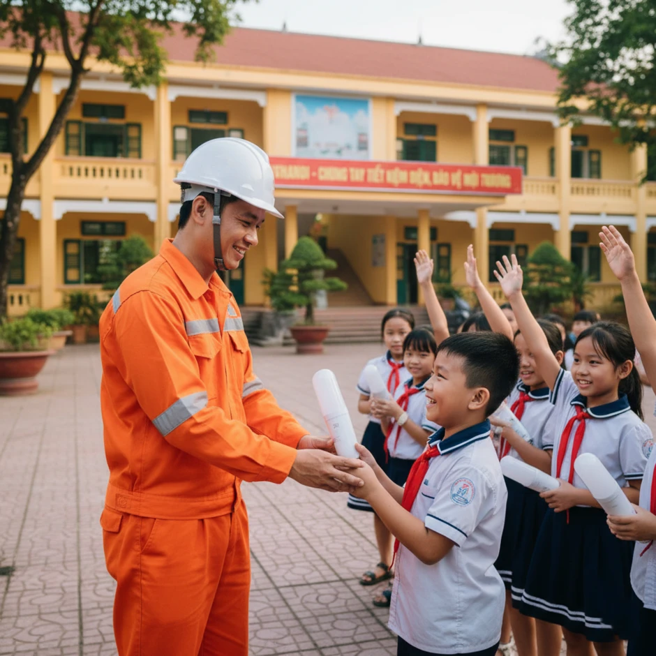 EVNHANOI triển khai nhiều hoạt động thúc đẩy sử dụng điện tiết kiệm, bền vững EVNHANOI triển khai nhiều hoạt động thúc đẩy sử dụng điện tiết kiệm, bền vững