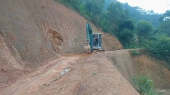 EVNPMB1 thông tin về hiện tượng xói lở tại cột 305 đường dây 500kV Lào Cai-Vĩnh Yên