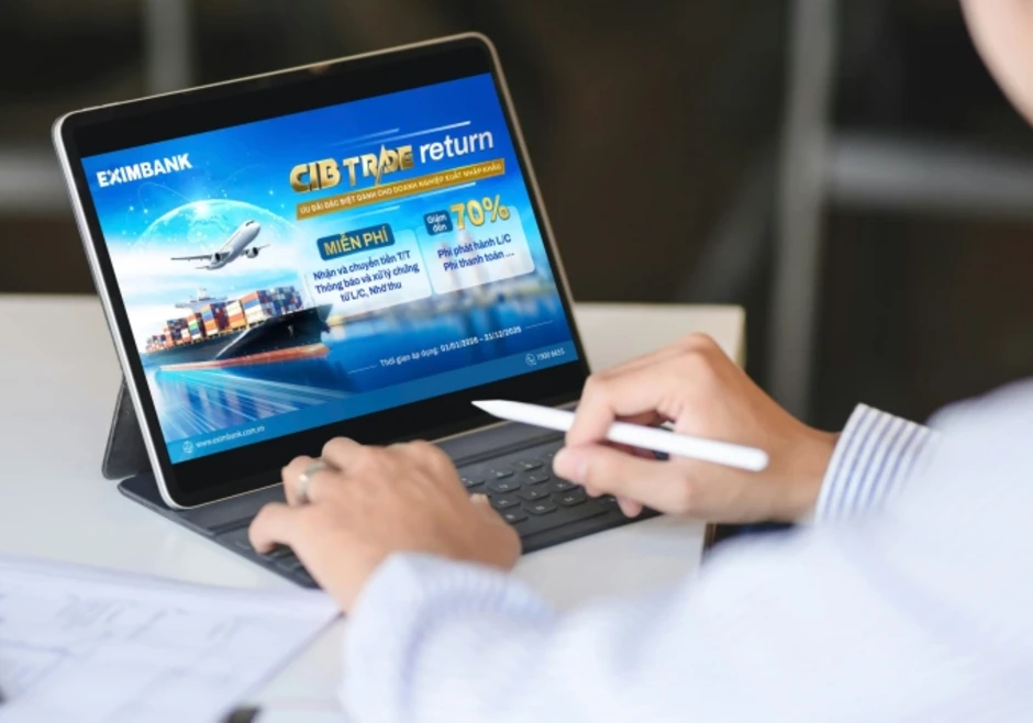 Eximbank ưu đãi phí thanh toán quốc tế cho doanh nghiệp xuất nhập khẩu Eximbank ưu đãi phí thanh toán quốc tế cho doanh nghiệp xuất nhập khẩu
