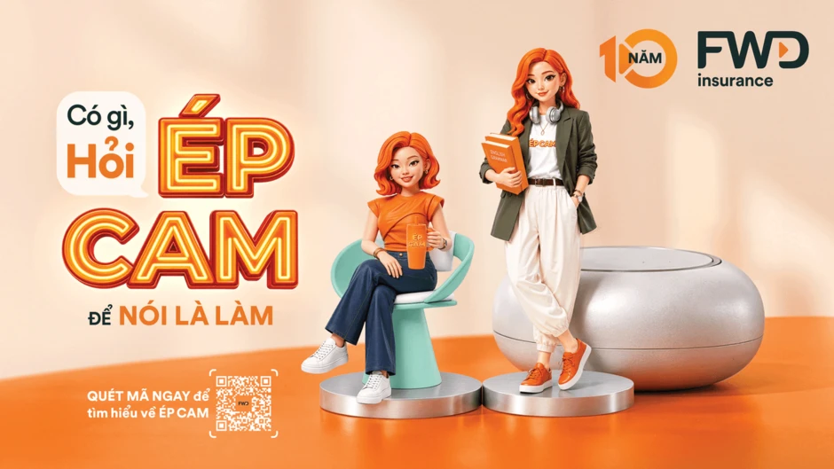 FWD Việt Nam đưa 'người bạn AI' Ép Cam bước ra đời thực FWD Việt Nam đưa 'người bạn AI' Ép Cam bước ra đời thực