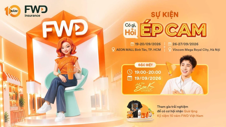FWD Việt Nam đưa 'người bạn AI' Ép Cam bước ra đời thực FWD Việt Nam đưa 'người bạn AI' Ép Cam bước ra đời thực