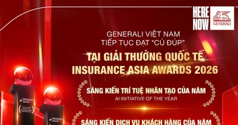Generali nhận cú đúp giải thưởng về công nghệ và dịch vụ khách hàng tại Insurance Asia Awards 2026
