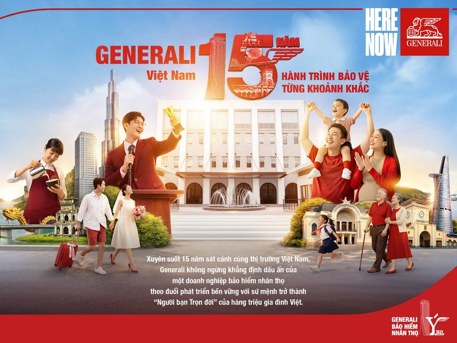 Generali Việt Nam – 15 năm hành trình bảo vệ từng khoảnh khắc Generali Việt Nam – 15 năm hành trình bảo vệ từng khoảnh khắc