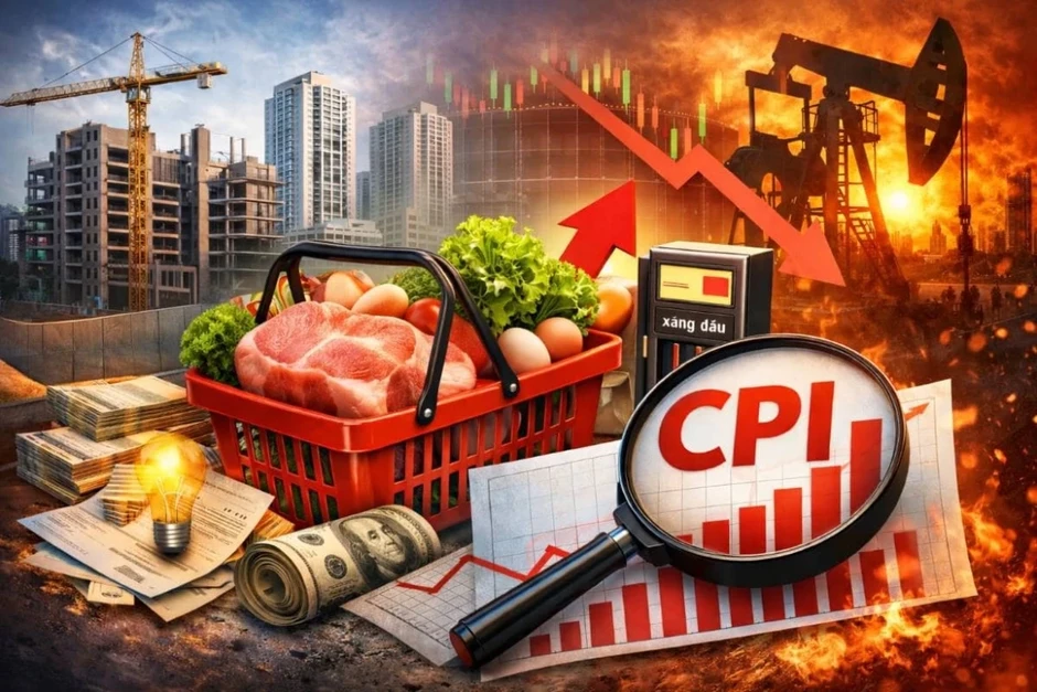 Giá điện, nước và xăng đồng loạt tăng, lạm phát 5 tháng năm 2026 lên mức 4,31% Giá điện, nước và xăng đồng loạt tăng, lạm phát 5 tháng năm 2026 lên mức 4,31%