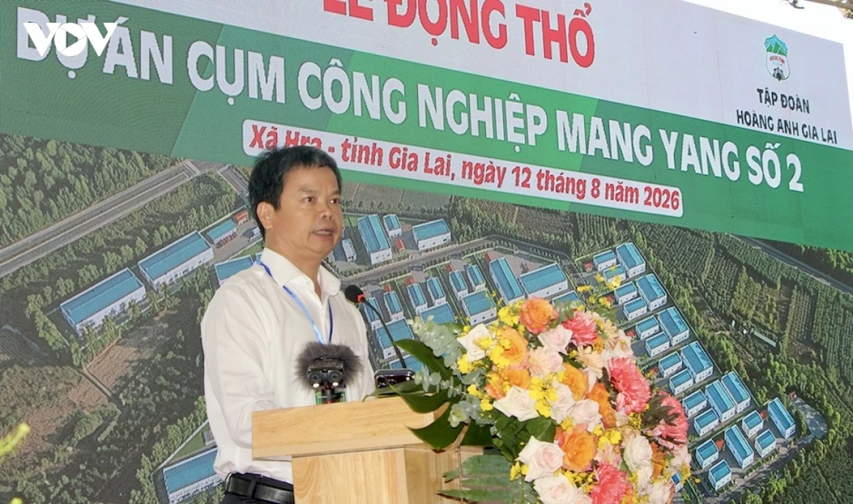 Gia Lai khởi công Cụm Công nghiệp hình mẫu về chuyển đổi xanh ở xã nghèo Hra Gia Lai khởi công Cụm Công nghiệp hình mẫu về chuyển đổi xanh ở xã nghèo Hra