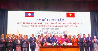 Gia Lai ký kết hợp tác với 4 tỉnh Nam Lào