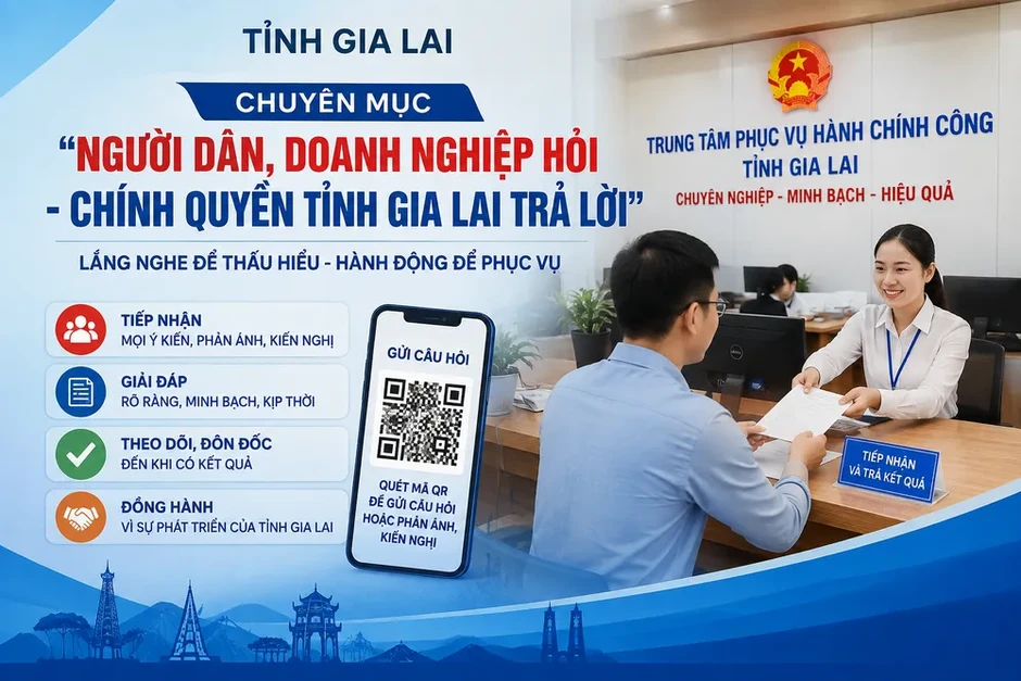 Gia Lai mở chuyên mục tiếp nhận thông tin ý kiến người dân, doanh nghiệp Gia Lai mở chuyên mục tiếp nhận thông tin ý kiến người dân, doanh nghiệp
