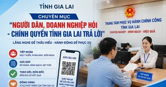Gia Lai mở chuyên mục tiếp nhận thông tin ý kiến người dân, doanh nghiệp