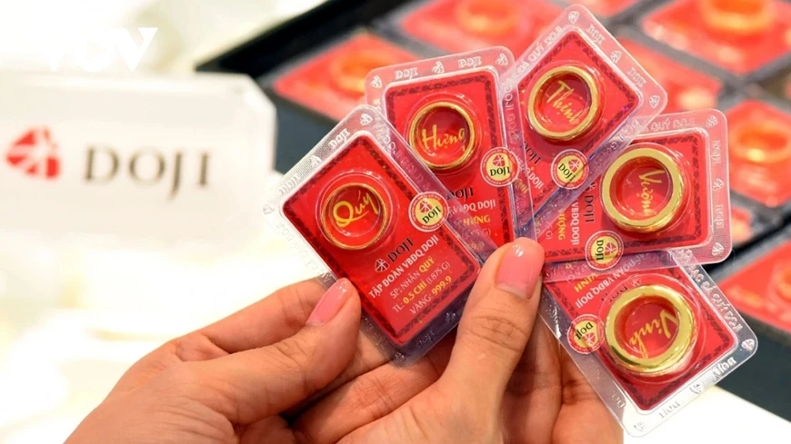 Giá vàng sáng 13/5 điều chỉnh giảm nhẹ Giá vàng sáng 13/5 điều chỉnh giảm nhẹ