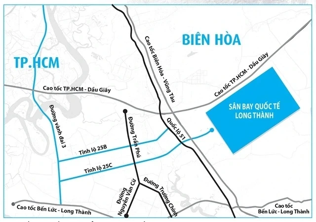 Giải bài toán 30 phút từ Tân Sơn Nhất đi Long Thành Giải bài toán 30 phút từ Tân Sơn Nhất đi Long Thành