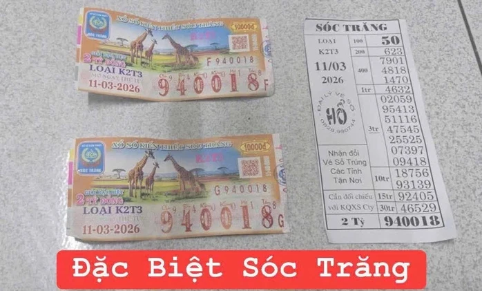 Giải độc đắc xổ số miền Nam tiếp tục lập “kỷ lục” tại 1 đại lý Giải độc đắc xổ số miền Nam tiếp tục lập “kỷ lục” tại 1 đại lý
