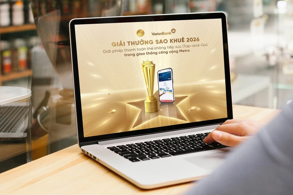 Giải pháp thanh toán thẻ Tap-and-Go tỏa sáng tại Giải thưởng Sao Khuê 2026 Giải pháp thanh toán thẻ Tap-and-Go tỏa sáng tại Giải thưởng Sao Khuê 2026
