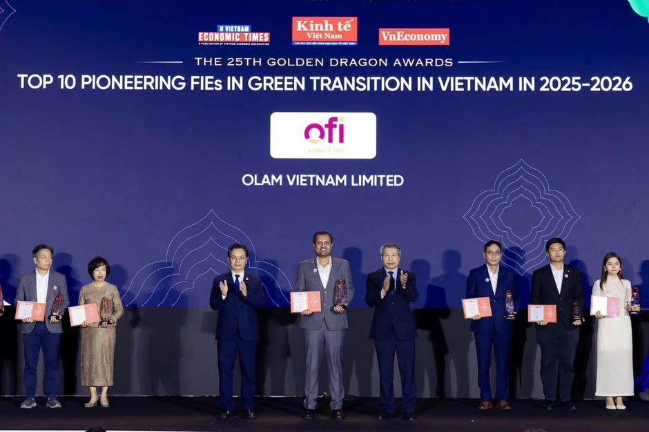 Giải thưởng Rồng Vàng 2026 ghi nhận dấu ấn chuyển đổi xanh của ofi tại Việt Nam