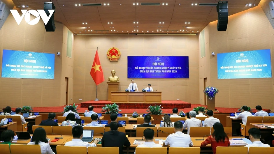 Hà Nội đối thoại, tháo gỡ điểm nghẽn cho doanh nghiệp nhỏ và vừa Hà Nội đối thoại, tháo gỡ điểm nghẽn cho doanh nghiệp nhỏ và vừa