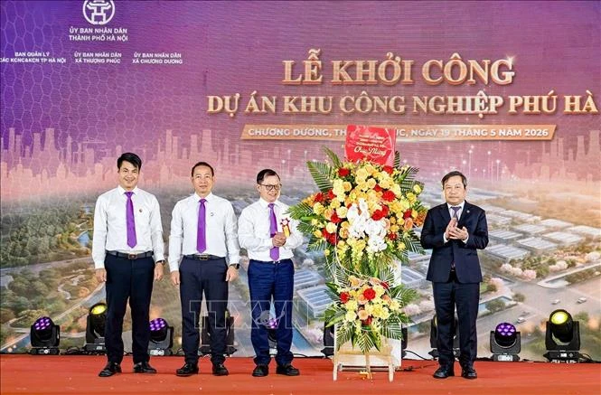 Hà Nội: Khởi công Khu công nghiệp Phú Hà hơn 2.900 tỷ đồng