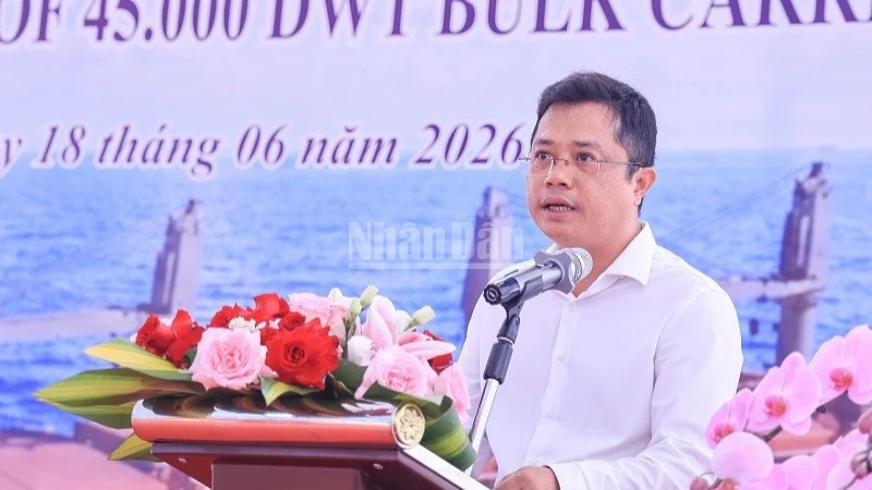 Hạ thủy thành công tàu hàng rời 45.000DWT số 2