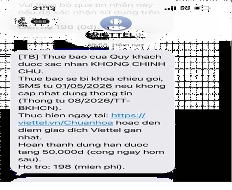 Hàng ngàn SIM điện thoại bắt đầu bị khóa vì chưa xác thực chính chủ Hàng ngàn SIM điện thoại bắt đầu bị khóa vì chưa xác thực chính chủ